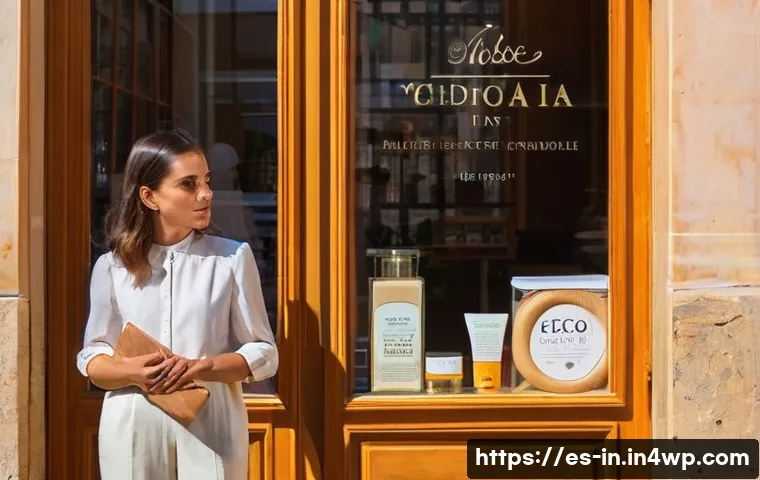 성공적인 기회 포착 사례 연구 - **A vibrant, sun-drenched street in a historic Spanish city (like Seville or Granada).** A young, ob...