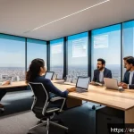 Home 19 기회 포착을 위한 비즈니스 프로세스 분석 - A modern office environment in Mexico City with a diverse team of professionals collaborating around...